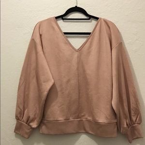 Light pink express sweater